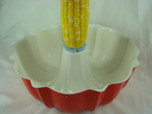 Cutting Corn off the Cobb Using Bundt Pan