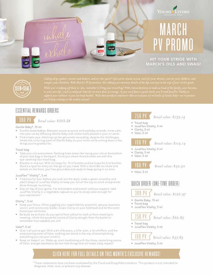 Young Living Current Promotion Mara Knows